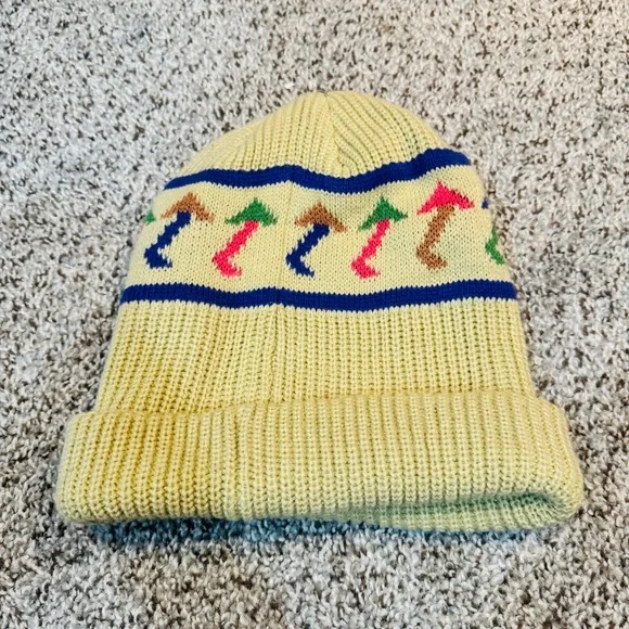 NWOT Parks Project Day Shroom knit Beanie Hat O/S Urban Outfitters - Picture 2 of 6